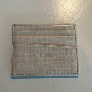 Hammitt Semolina Cream Credit Card Wallett
